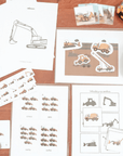 Unidad temática: vehículos de construcción - Montessori Momers